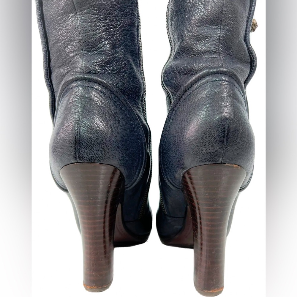 SOLD OUT ❤️ Frye RARE Heeled Leather Marissa Button Boots - Picture 7 of 13